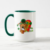 Golden Retriever St Patricks Day Tasse (Links)