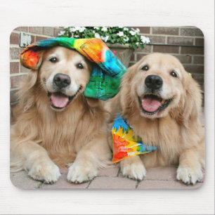 Golden retriever starkes Mousepad