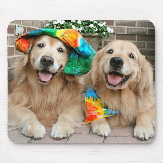 Golden retriever starkes Mousepad (Vorne)