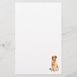 Golden Retriever Stationery Briefpapier