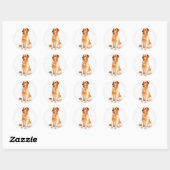 Golden Retriever Sticker (Blatt)