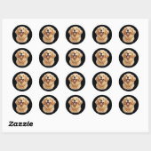 Golden Retriever Sticker (Blatt)