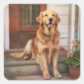Golden Retriever Stickers (Vorderseite)