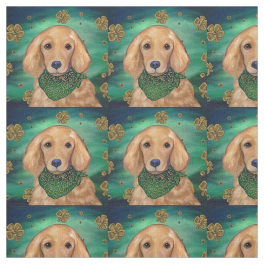 Golden Retriever Stoff (Muster)