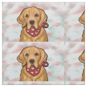 Golden Retriever Stoff (Nahaufnahme)