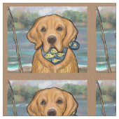 Golden Retriever Stoff (Nahaufnahme)