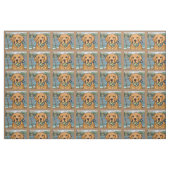 Golden Retriever Stoff (Fat Quarter (45,7 x 55,9 cm))