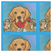 Golden Retriever Stoff (Nahaufnahme)