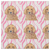 Golden Retriever Stoff (Muster)