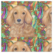 Golden Retriever Stoff (Nahaufnahme)