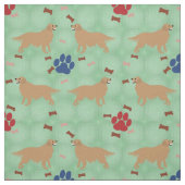 Golden Retriever Stoff (Muster)