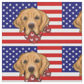 Golden Retriever Stoff (Nahaufnahme)