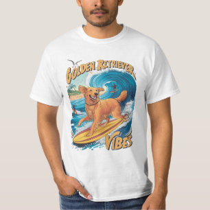 Golden Retriever Surfparadies T-Shirt