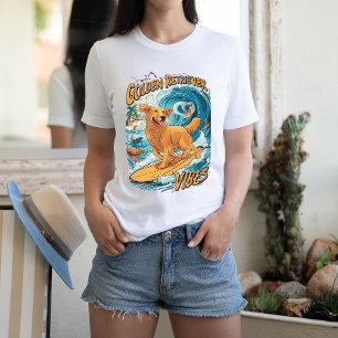 Golden Retriever Surfparadies T-Shirt
