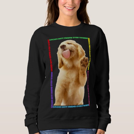 Golden Retriever Sweatshirt (Vorderseite)