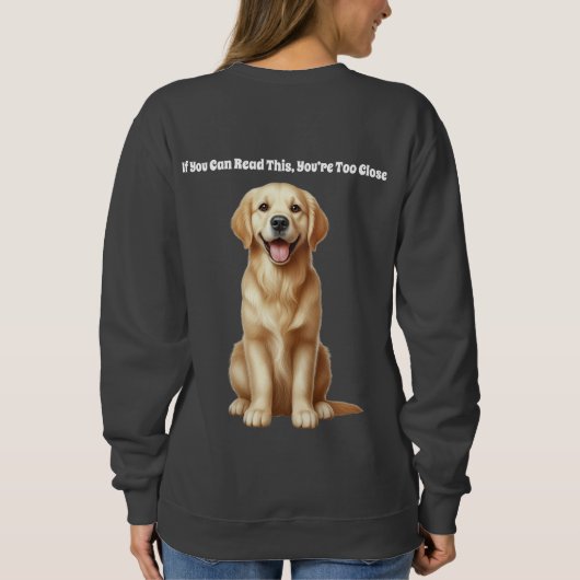 Golden Retriever Sweatshirt (Rückseite)