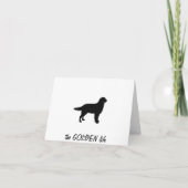 Golden Retriever Swimming Birthday Card Karte (Rückseite)