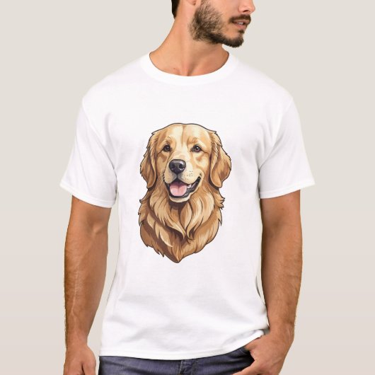 Golden Retriever T-Shirt (Vorderseite)