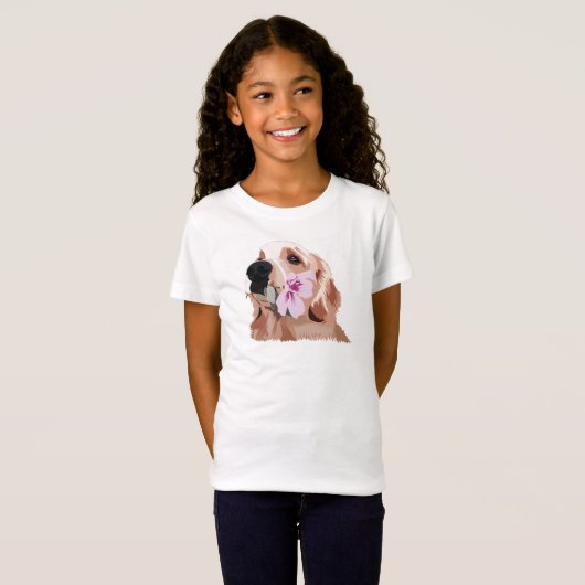 Golden Retriever T-Shirt (Vorne ganz)
