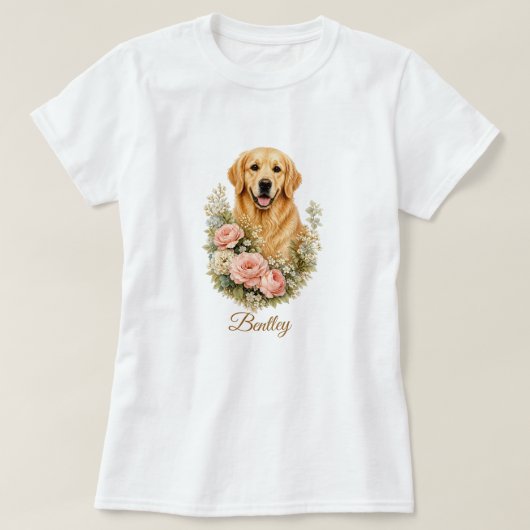 Golden Retriever T-Shirt (Design vorne)
