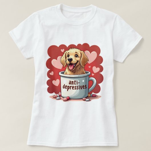 Golden Retriever T-Shirt (Design vorne)