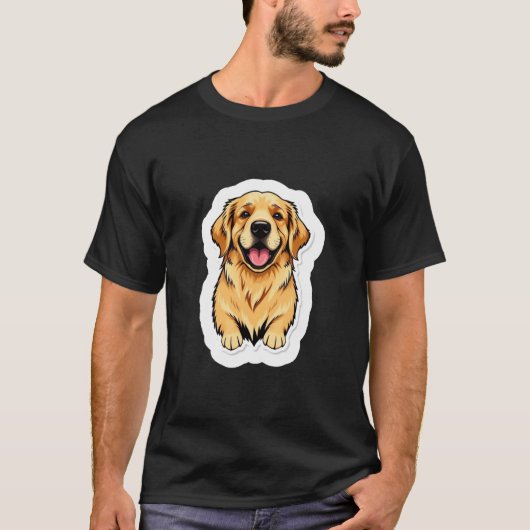 Golden Retriever T - Shirt (Vorderseite)