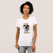 Golden Retriever T - Shirt bleibe (Vorne ganz)