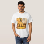 Golden Retriever T - Shirt Funny joke (Vorne ganz)