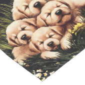 Golden Retriever Table Runner Kurzer Tischläufer (Ecke)