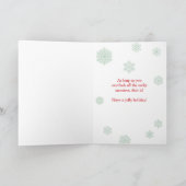 Golden Retriever - Tacky Christmas Sweater Feiertagskarte (Innenseite)