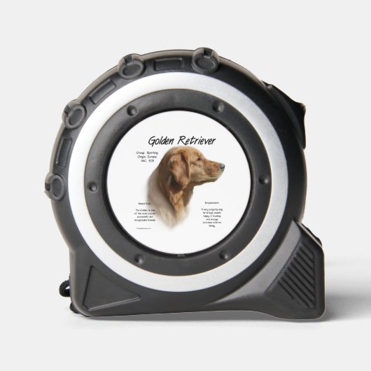 Golden Retriever Tape Measure Maßband (Vorderseite)