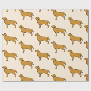 Golden Retriever Taschentücher  Geschenkpapier