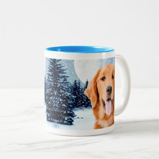 Golden Retriever Tasse (VorderseiteRechts)