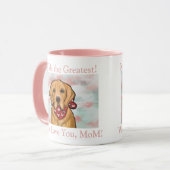 Golden Retriever Tasse (Vorderseite Links)