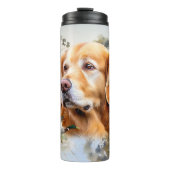 Golden Retriever Thermosbecher (Vorderseite)