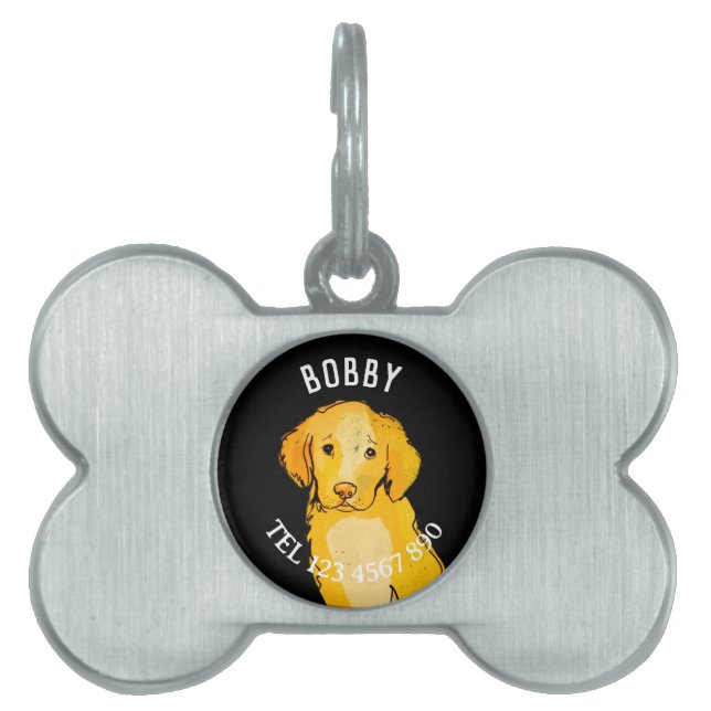 Golden Retriever Tiermarke (Vorderseite)