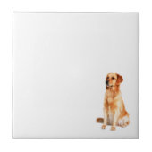 Golden Retriever Tile Fliese (Vorderseite)