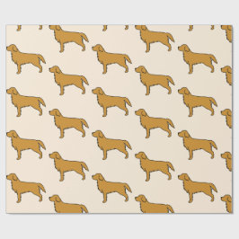 Golden Retriever Tissue Paper Geschenkpapier