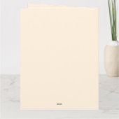 Golden Retriever Tissue Paper  Karte (Rückseite)