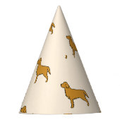 Golden Retriever Tissue Paper  Partyhütchen (Vorderseite)