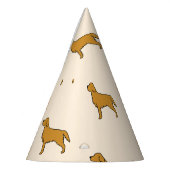 Golden Retriever Tissue Paper  Partyhütchen (Links)