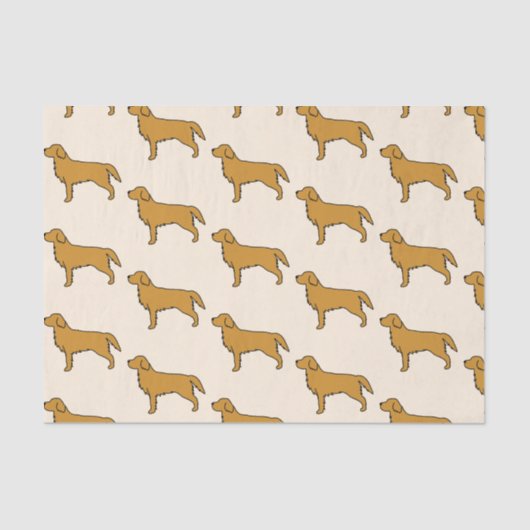 Golden Retriever Tissue Paper  Seidenpapier (Vorderseite)