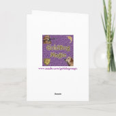 Golden Retriever Top Vater Vatertag News Karte (Rückseite)