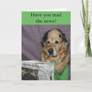 Golden Retriever Top Vater Vatertag News Karte
