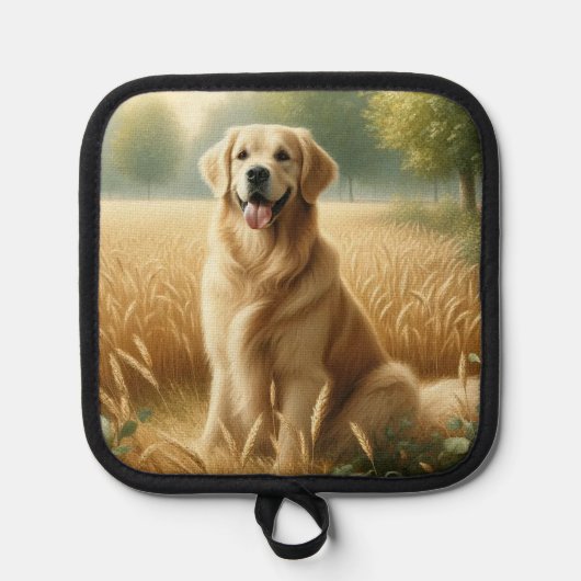 Golden Retriever Topflappen (Vorderseite)