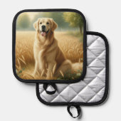 Golden Retriever Topflappen (Vorderseite/Rückseite)