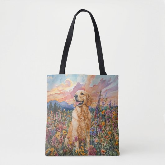 Golden Retriever - Totbeutel Tasche (Vorderseite)