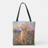 Golden Retriever - Totbeutel Tasche (Rückseite)