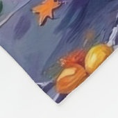 Golden Retriever Trick-or-Treating Halloween Fleecedecke (Ecke)