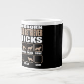 Golden Retriever Triever Design Jumbo-Tasse (Vorderseite Rechts)